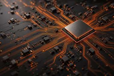 Chip illustration from GlobalFoundries' FDX Fusion physical-AI platform announcement (Image: GlobalFoundries)
